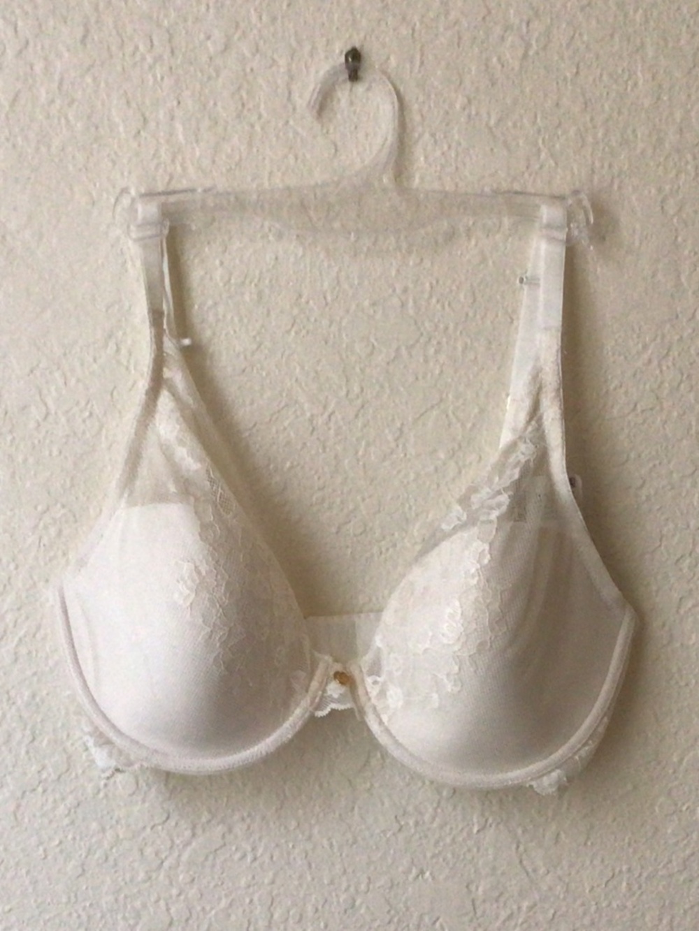 NWT Natori Cherry Blossom Convertible T-shirt Bra 32dd in ivory